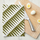 groene pic-pic Towel Theedoek (Quarter Fold)