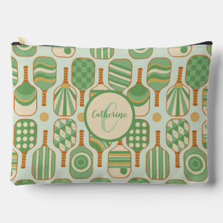 Groene Pickleball Paddles met Monogram Etui
