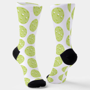 Groene Pickleball Pattern Socks Sokken