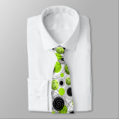 Groene Pickleballen Stropdas (Gebonden)