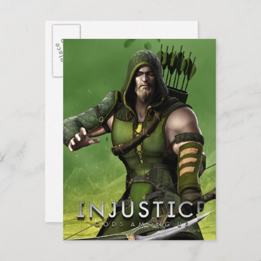 Groene Pijl Briefkaart (Voorkant / Achterkant)