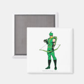 Groene Pijl die met Bow staat Magneet (Voorkant / Achterkant)