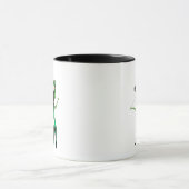 Groene Pijl die met Bow staat Mok (Midden)