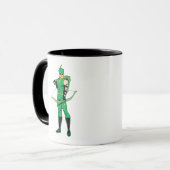 Groene Pijl die met Bow staat Mok (Voorkant links)