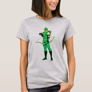 Groene Pijl die met Bow staat T-shirt