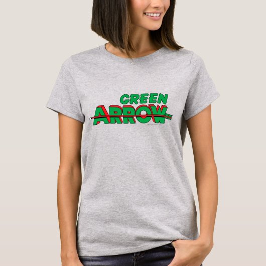 Groene Pijl Logo 2 T-shirt (Voorkant)