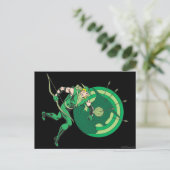 Groene Pijl met Doel 2 Briefkaart (Staand voorkant)