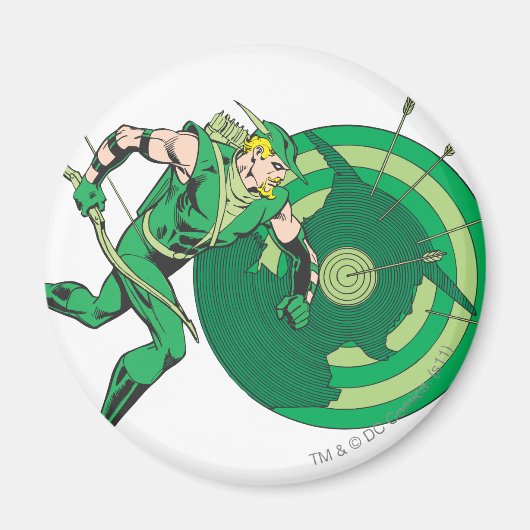 Groene Pijl met Doel 2 Magneet (Voorkant)