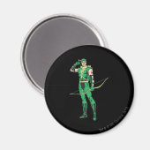 Groene Pijl met Doel Magneet (Voorkant / Achterkant)