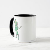 Groene Pijl met Doel Mok (Voorkant links)