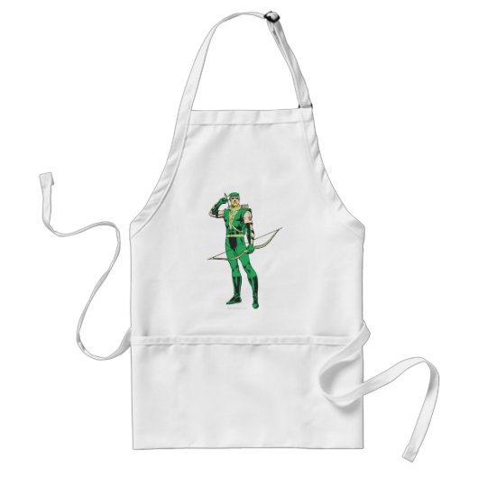 Groene Pijl met Doel Standaard Schort (Voorkant)