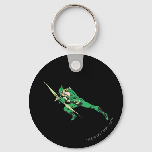 Groene pijlforellen sleutelhanger (Voorkant)