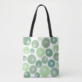 Groene Pinwheels 1950 Draagtas (Voorkant)