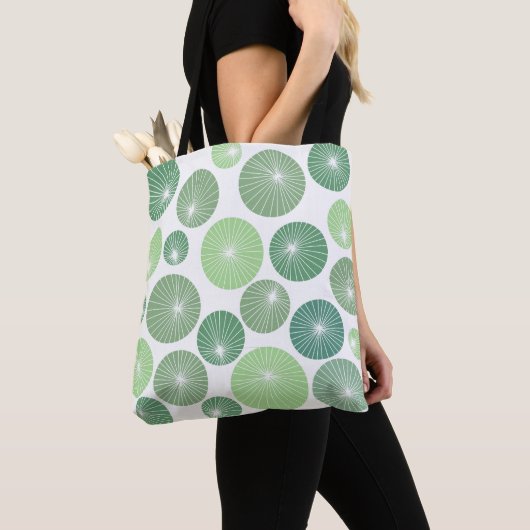 Groene Pinwheels 1950 Draagtas (Dichtbij)