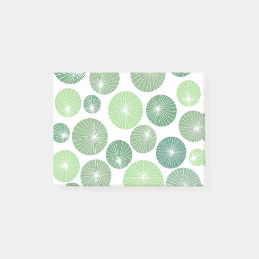 Groene Pinwheels 1950 Post-it® Notes (Voorkant)
