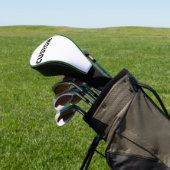 Groene piping aangepaste golf driver headcover bla (Insitu)