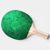 Groene Pixel Art | Tafeltennisbatje (Zijkant)