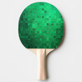 Groene Pixel Art | Tafeltennisbatje (Voorkant)