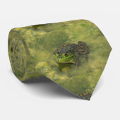 Groene pkikker stropdas (Opgerold)