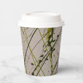 GROENE PLAID PAPIEREN BEKERS (Links)