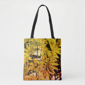 Groene planten bladeren, bladeren, bladeren, blade draagtas (Voorkant)