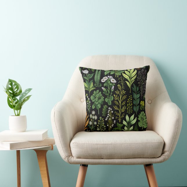 Groene Planten Kussen (Stoel)
