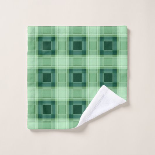 Groene pleister bad handdoek (Wasdoekje)
