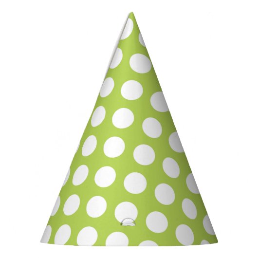 Groene poka Dots, Polka Dot Pattern, Stippen, gedo Feesthoedjes (Links)