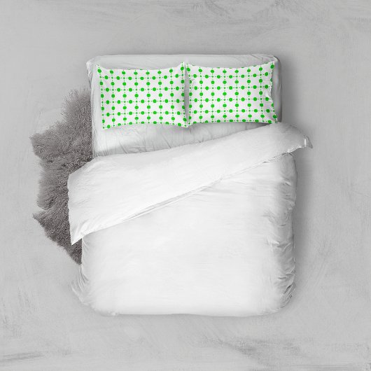 Groene poka Dots, Polka Dot Pattern, Stippen, gedo Kussensloop