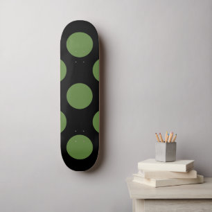 Groene poka Dots, Polka Dot Pattern, Stippen, gedo Skateboard