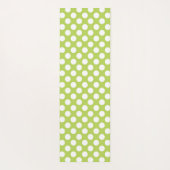 Groene poka Dots, Polka Dot Pattern, Stippen, gedo Yogamat (Achterkant)