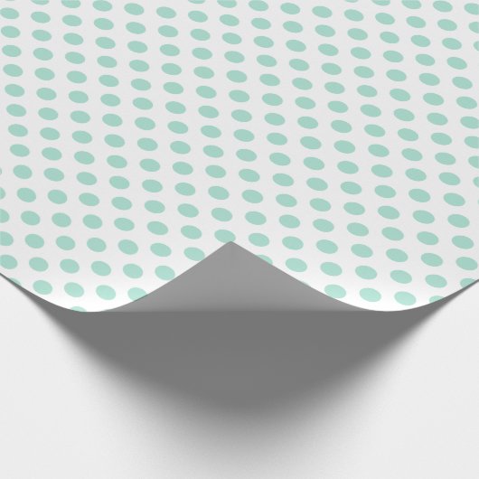 Groene poka stit Pattern Pattern Illustrator Cadeaupapier (Hoek)
