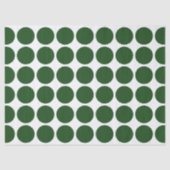 Groene polaire punten op witboek tissuepapier (Voorkant)