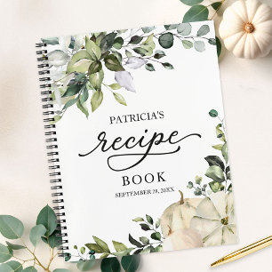 Groene Pompoen Bruiloft Borrel Receptenboek Notitieboek