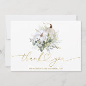 Groene pompoen Herfst Vrijgezellenfeest dank u kaa Kaart (Voorkant)