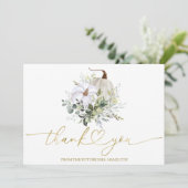 Groene pompoen Herfst Vrijgezellenfeest dank u kaa Kaart (Staand voorkant)