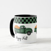 Groene Pompoen Truck Mok (Voorkant links)