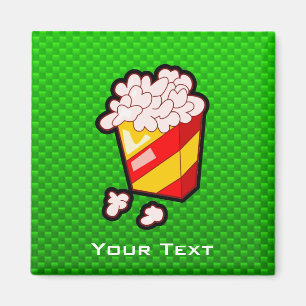Groene Popcorn Magneet