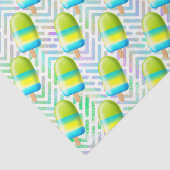 Groene Popsicles Tissuepapier (Detail)
