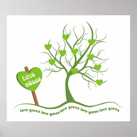 Groene Poster Beminnen (Voorkant)