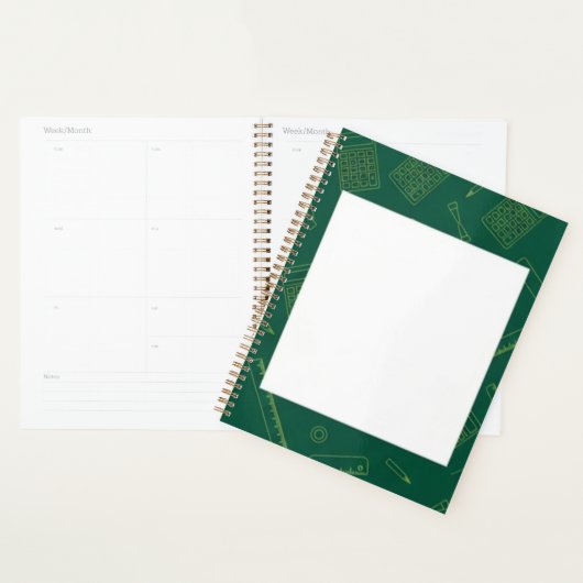Groene presentatie planner (Display)