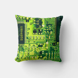 Groene printplaat, elektronische onderdelen printc kussen