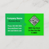Groene professionele gedrukte circuit QR-code Visitekaartje (Achterkant)
