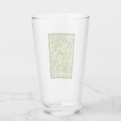 Groene promotiecactus Hashtag Glass Cup Glas (Achterkant)