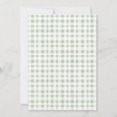 Groene Pset Cactus Boho Llama Alle leeftijden Bedankkaart (Achterkant)