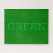groene puzzel legpuzzel (Horizontaal)