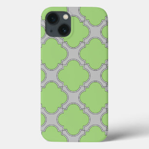 Groene Quatrefoil Hoesje-Mate iPhone Case Case
