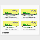 Groene Race Auto Sticker (Vel)