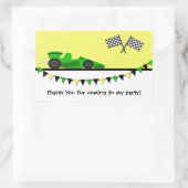Groene Race Auto Sticker (Tas)