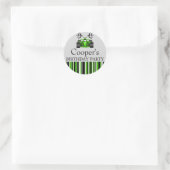 Groene raceauto sticker (Tas)